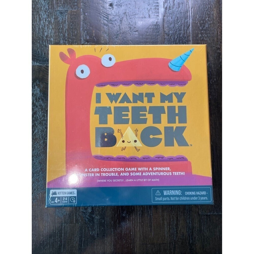 Exploding Kittens I Want My Teeth Back Card‎ Game Kids OS Fun Educational